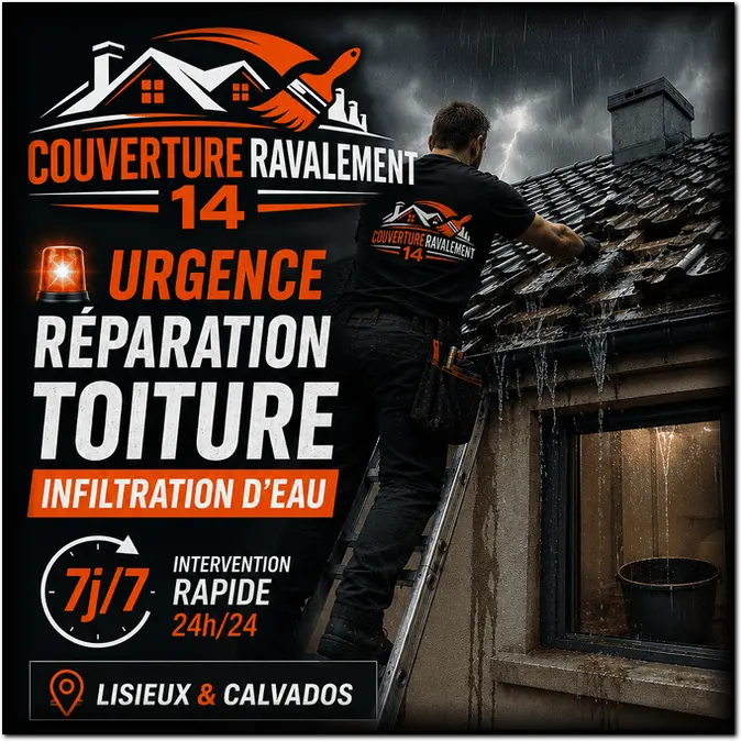Couvreur Fuite Toiture Lisieux Calvados
